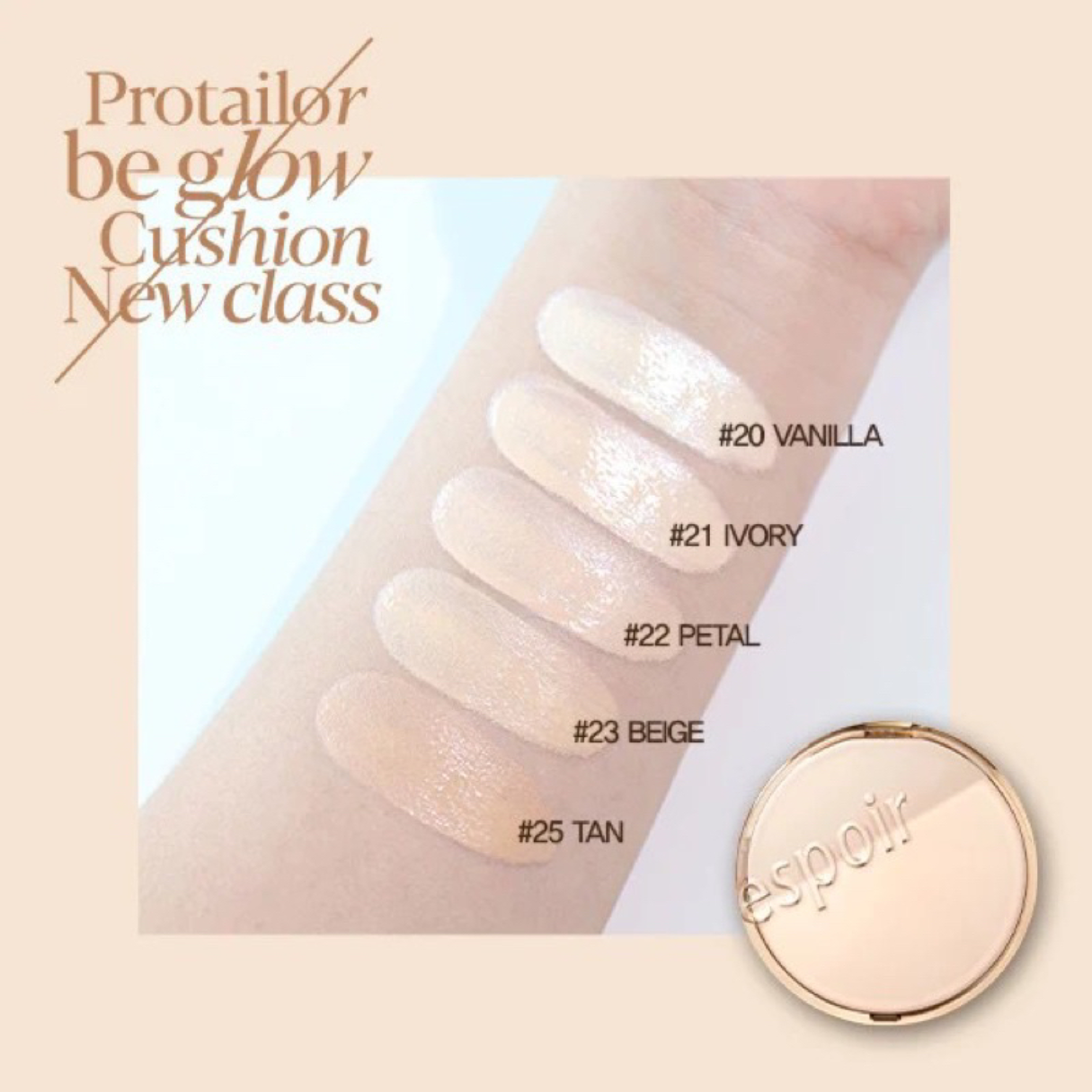 Espoir PRO TAILOR BE GLOW CUSHION SPF42 PA++