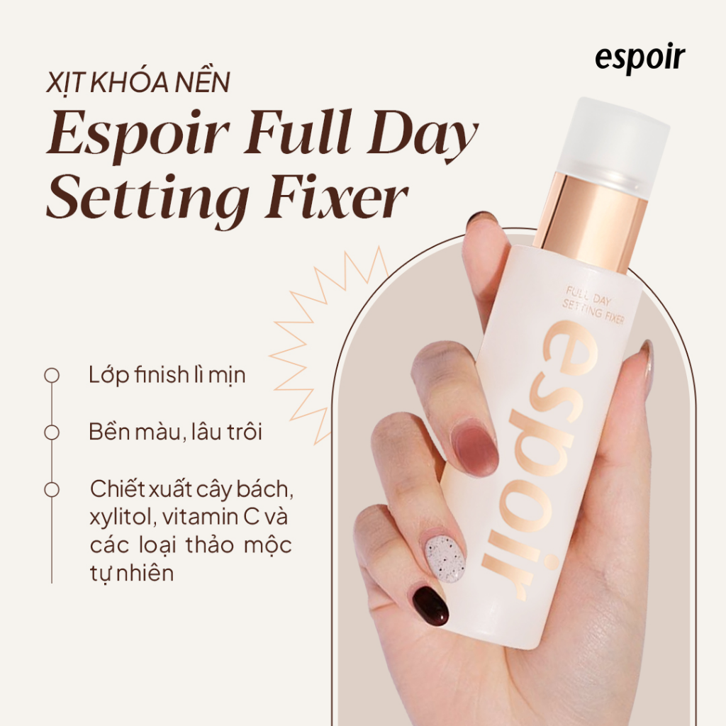 Espoir Xịt Khoá Nền Full Day Setting Fixer 100ml