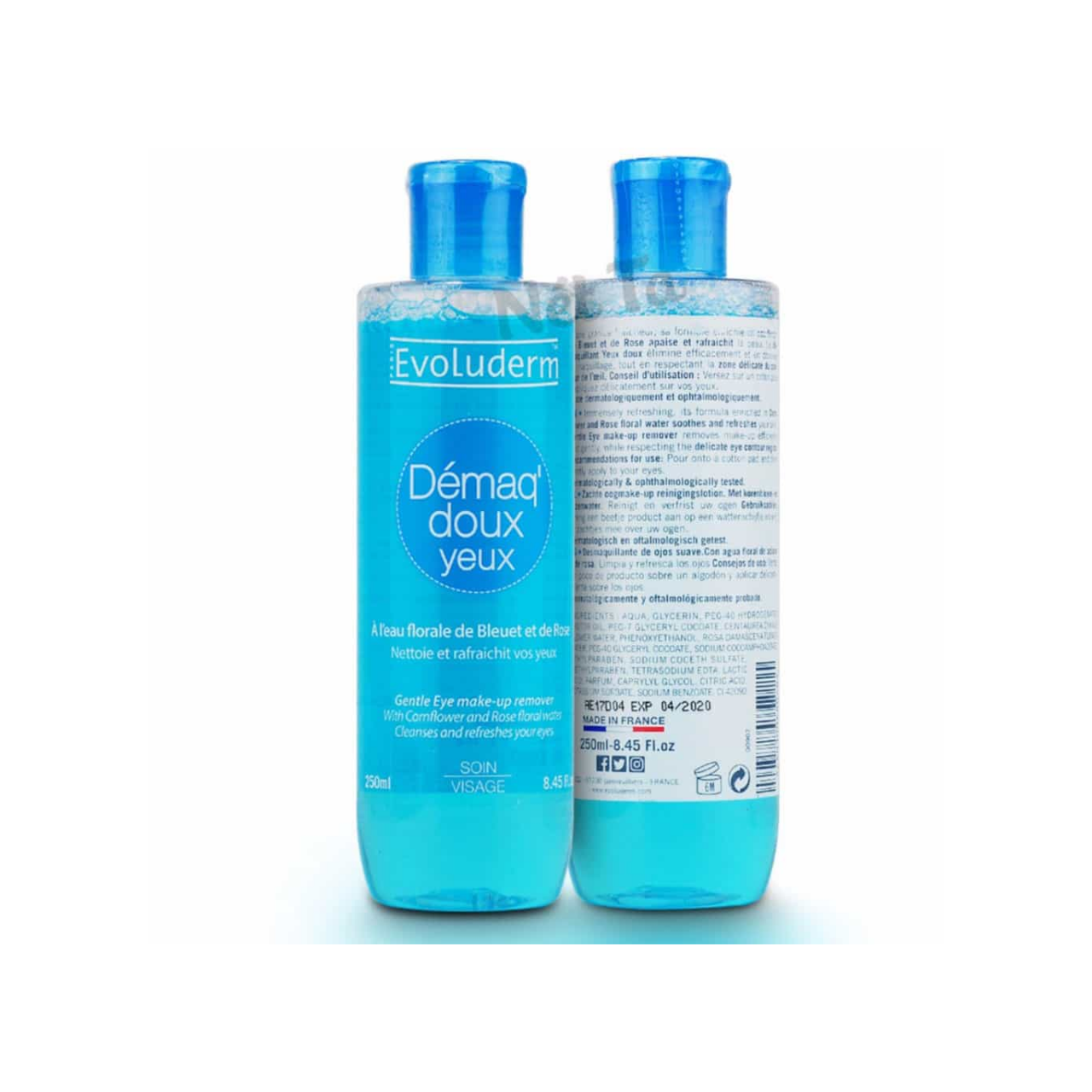 Evoluderm tẩy trang mắt môi 250ml D/C