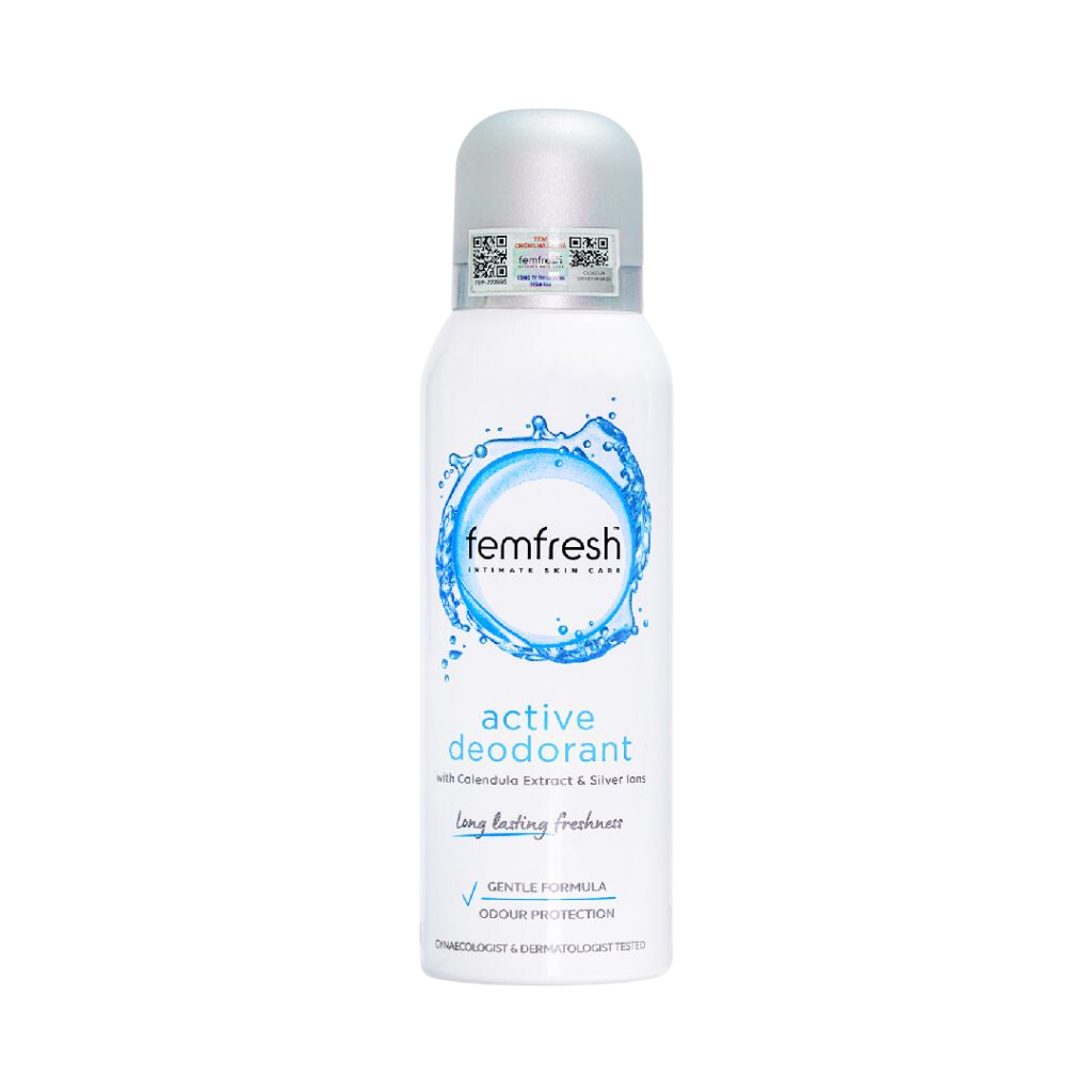 Femfresh Xịt Thơm Deodorant Spray 125ml (Xám)