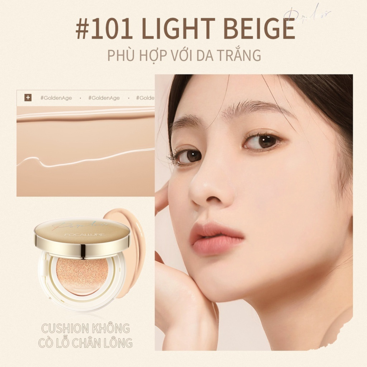 Focallure Cushion Mịn Lì