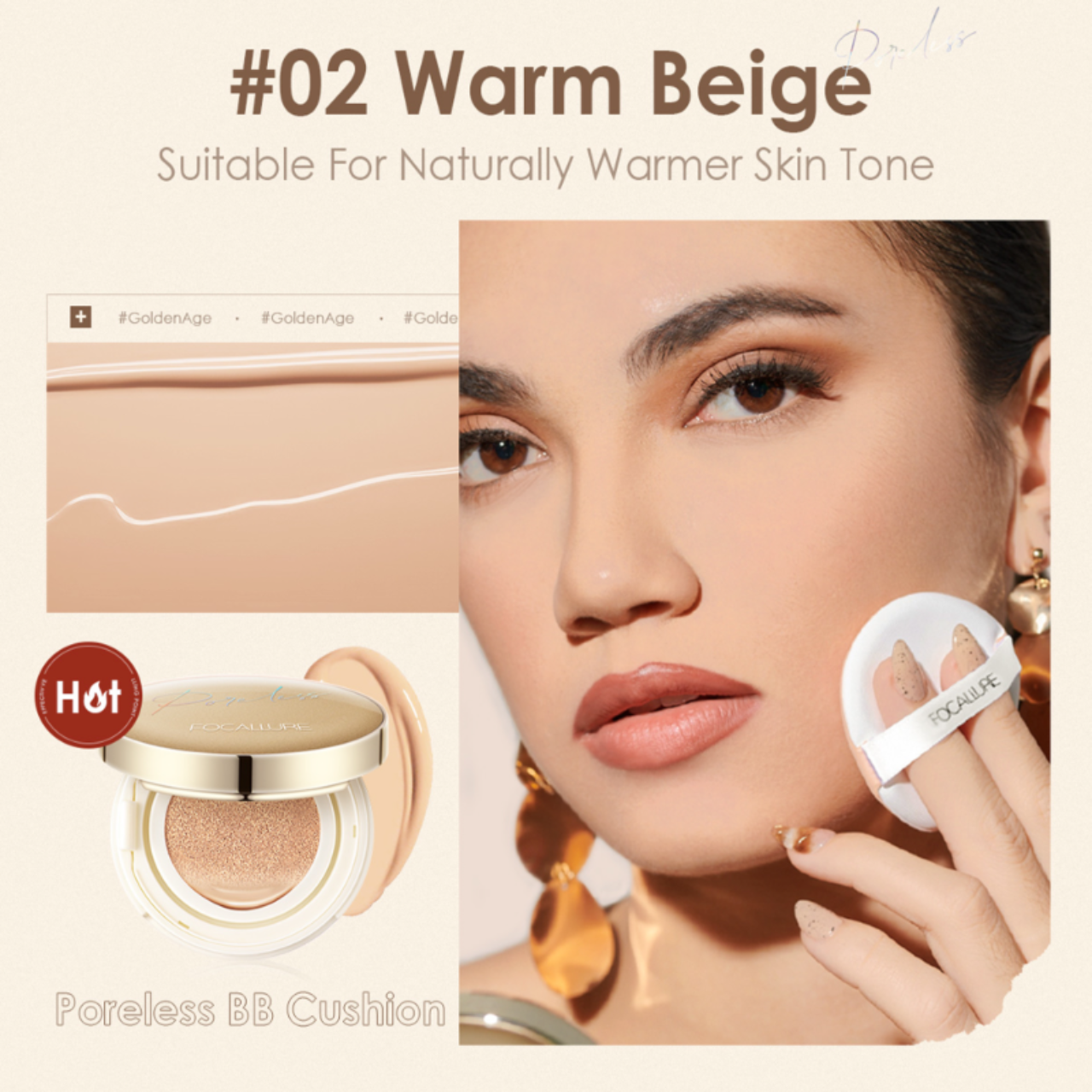 Focallure Cushion Mịn Lì  - 02