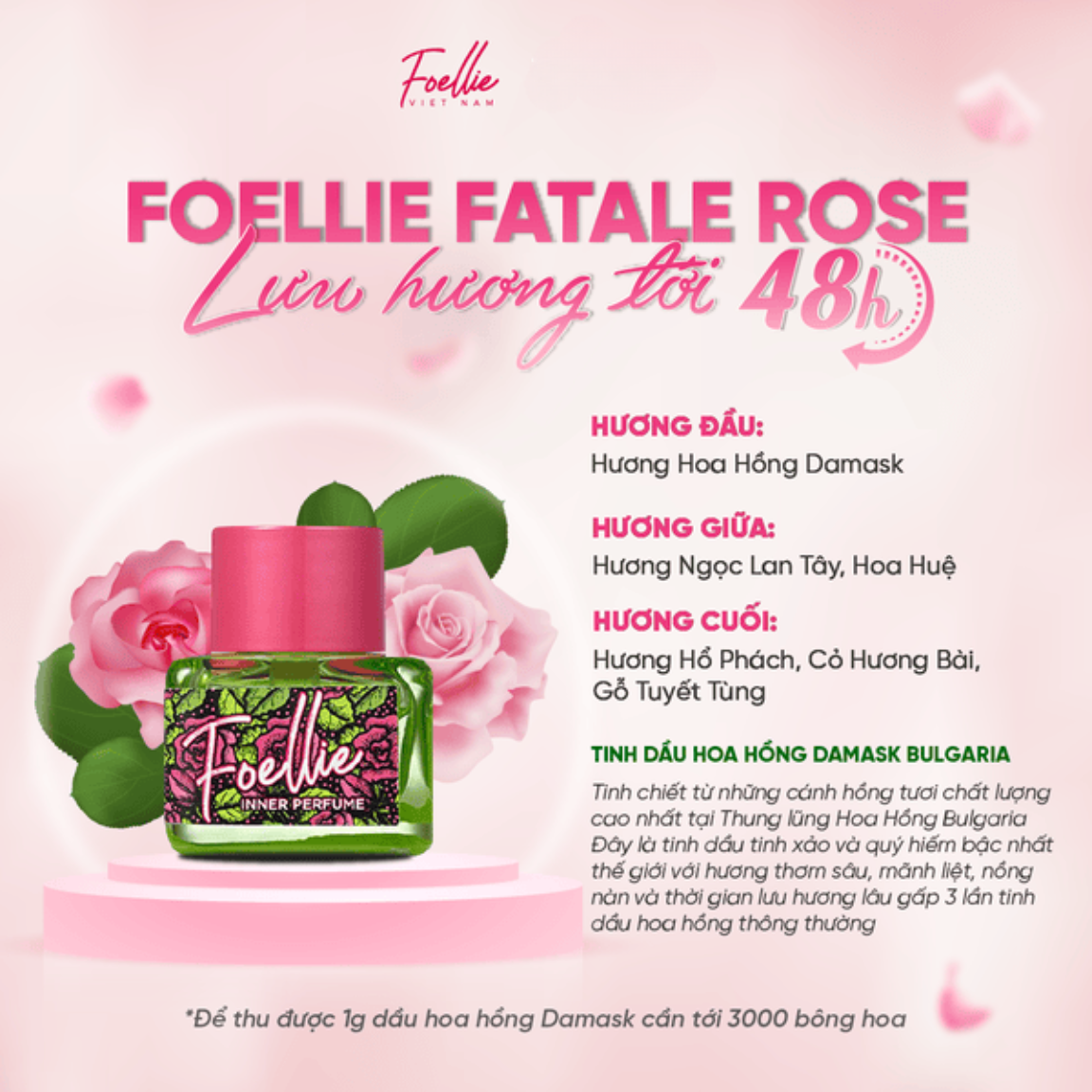 Foellie Fatale Rose 5ml