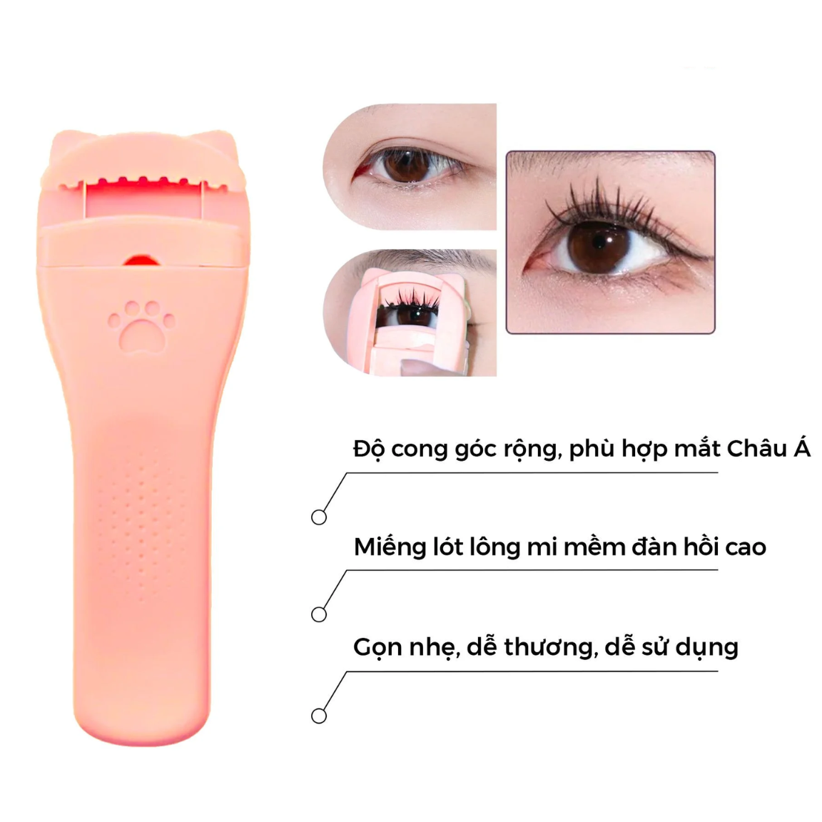 Gecomo Kẹp Bấm Mi Nhựa