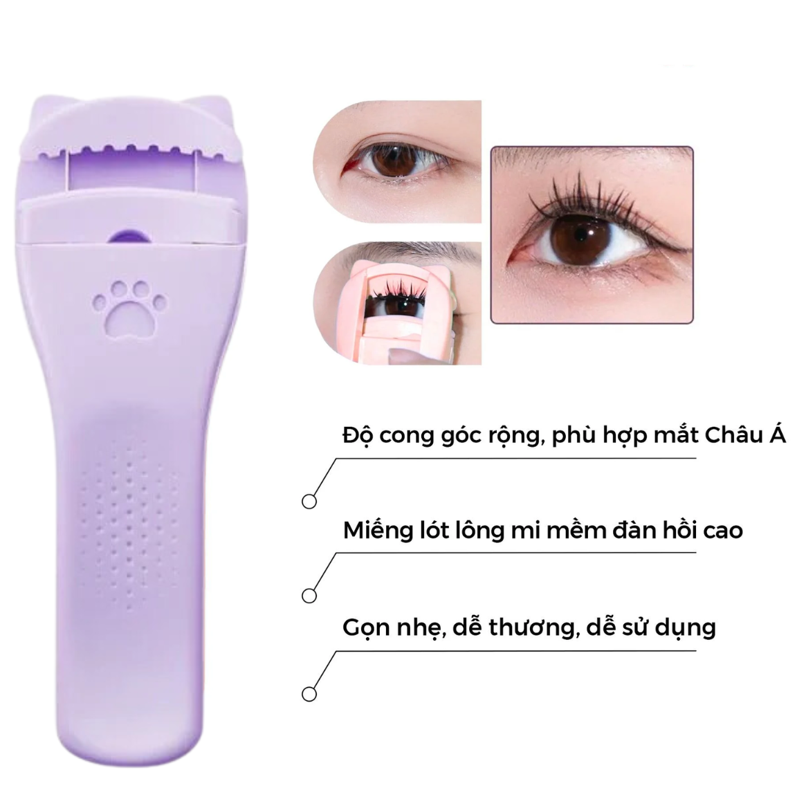 Gecomo Kẹp Bấm Mi Nhựa