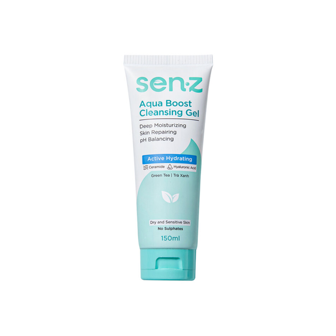 BMT Mini 3/2026 - Gel Rửa Mặt Senz Chiết Xuất Trà Xanh Cấp Ẩm Sâu 150ml D/C