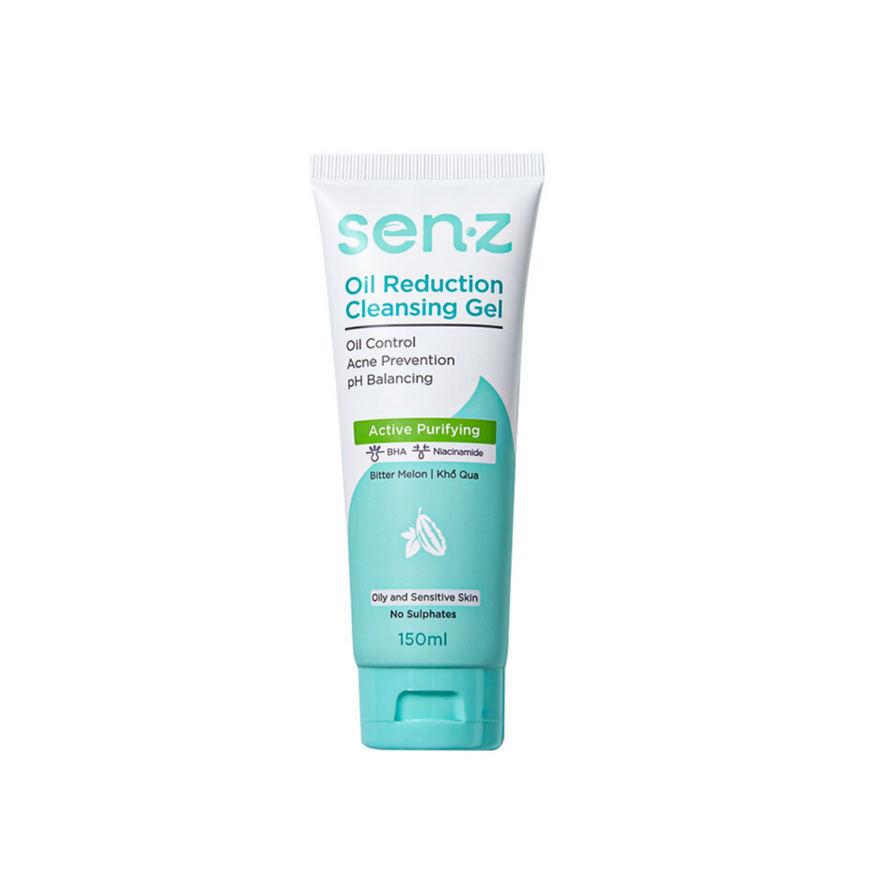 BMT Mini 3/2026 - Gel Rửa Mặt Senz Từ Khổ Qua Thu Nhỏ Lỗ Chân Lông 150ml D/C