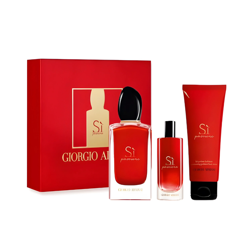 Giorgio Armani Sì Passione 100ml +15ml + Lotion - Giftset
