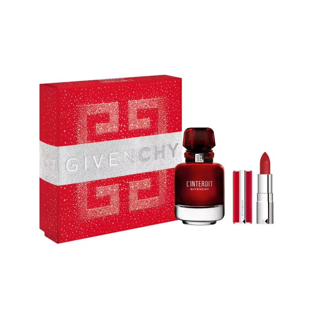 Givenchy L’interdit Rouge EDP 50ml + Lipstick - Giftset