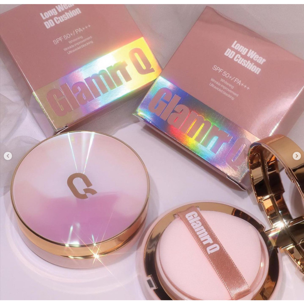 Glamrr Q Phấn Nước Long Wear DD Cushion SPF50+/PA+++ D/C