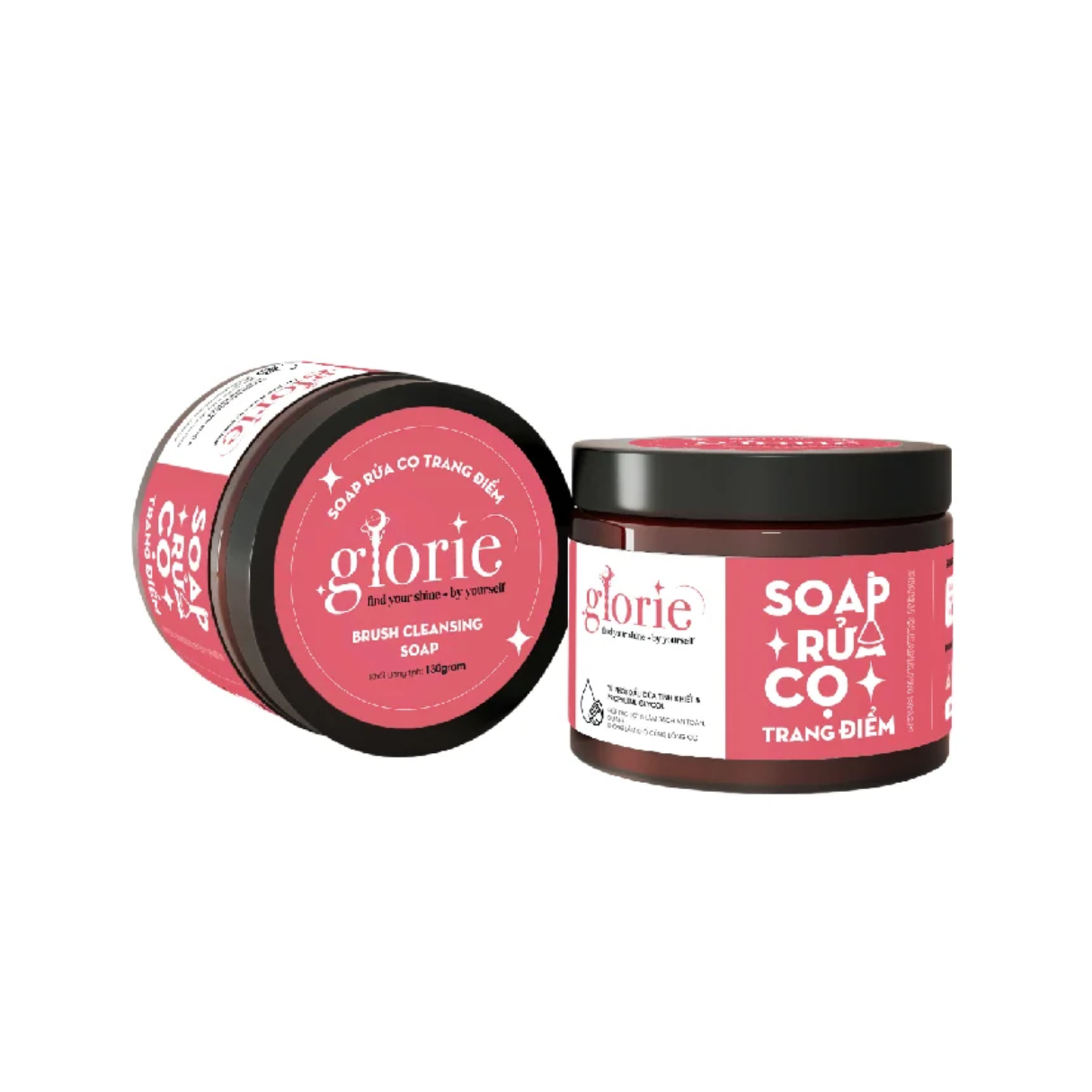 Glorie Soap Rửa Cọ Trang Điểm Brush Cleansing Soap