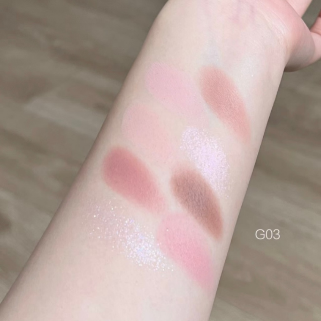 GOGO TALES Bảng Phấn Mắt Và Phấn Má 8 ô #G03