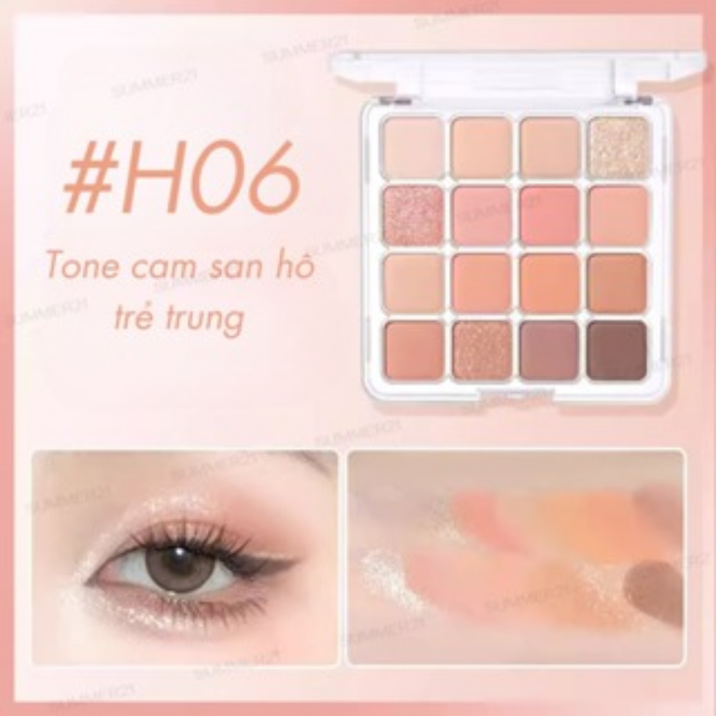 HOLD LIVE Bảng Phấn Mắt 16 ô Sunset Magic Phấn Mắt Tray