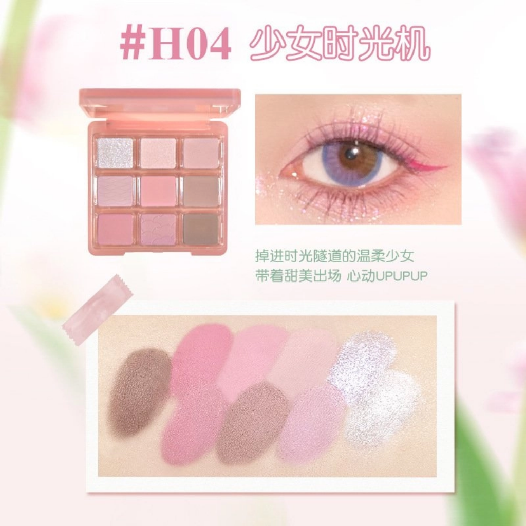 HOLD LIVE Bảng Phấn Mắt 9 ô Powdery Ripple #H06