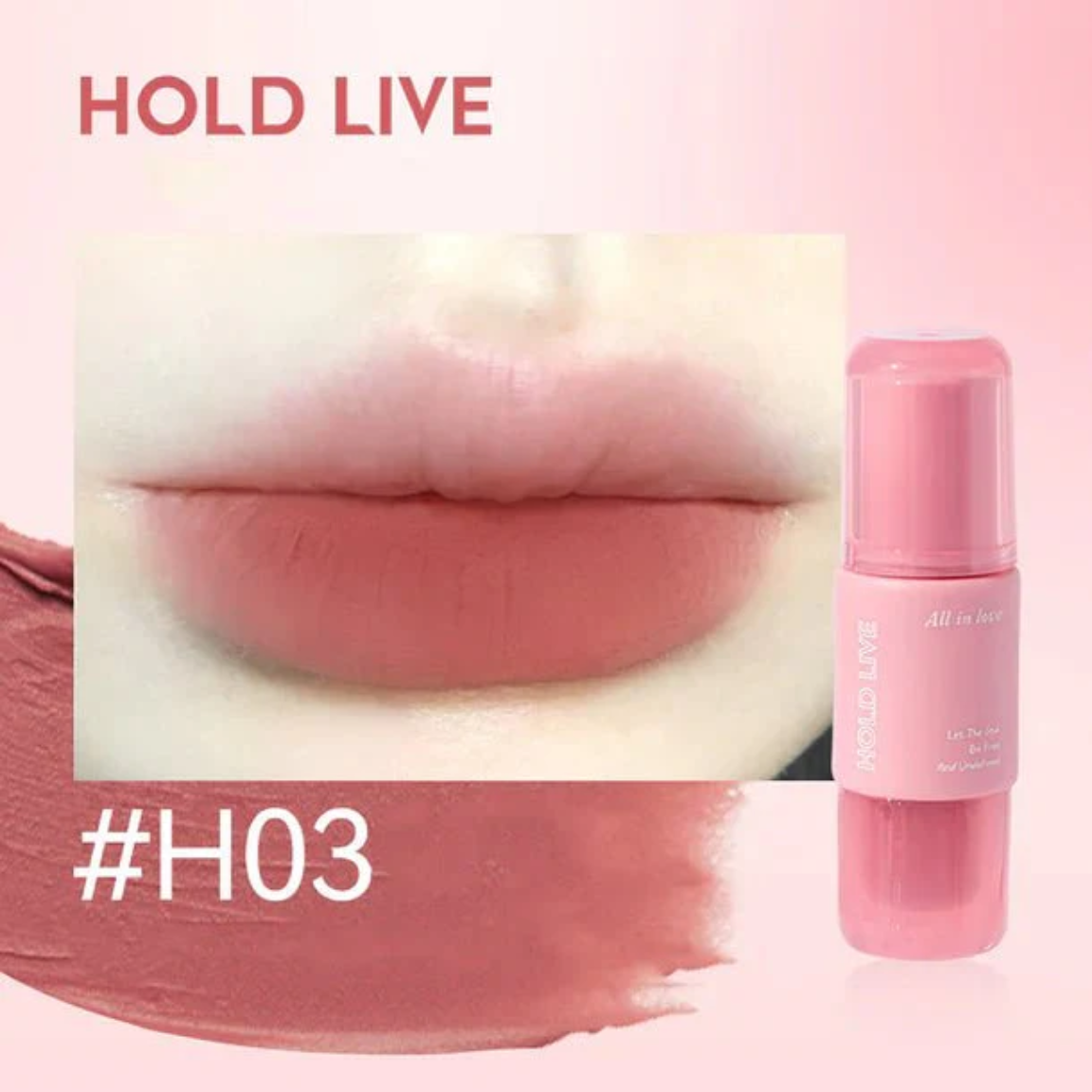 HOLD LIVE Son Kem Lì Mud Velvet Cloud Feeling Lip Glaze