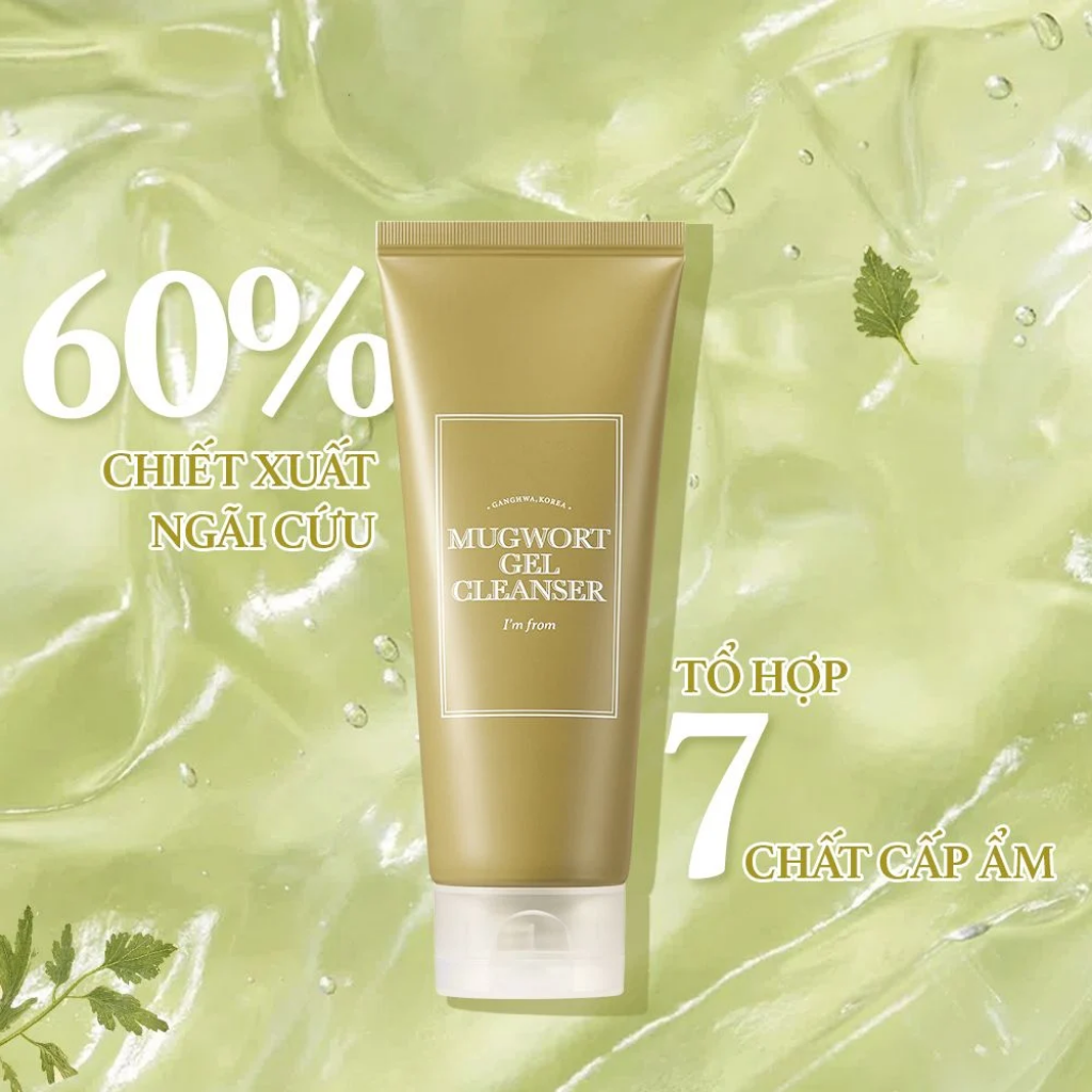 I'm From Sữa Rửa Mặt Mugwort Gel Cleanser 150ml