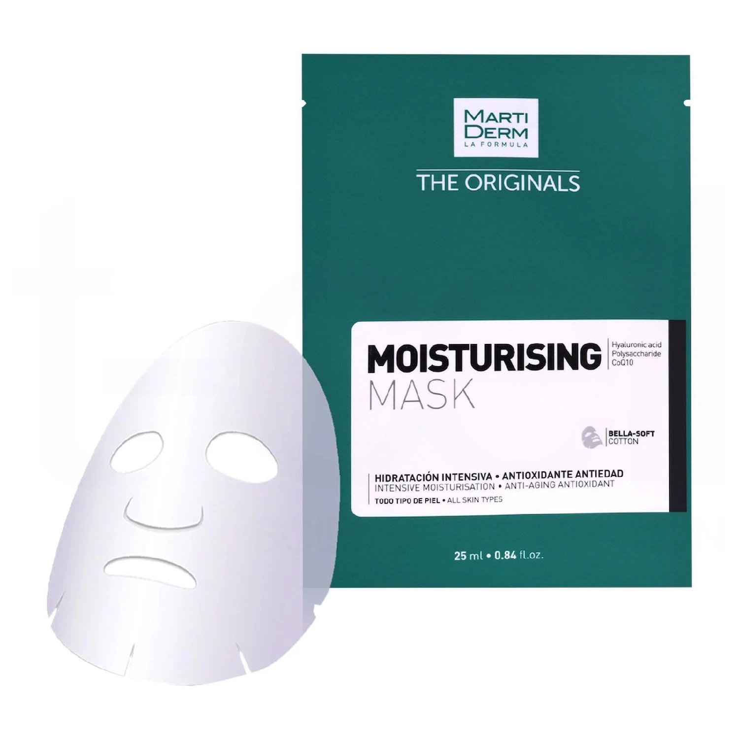 Martiderm Mặt Nạ The Originals Moisturising Mask - Hộp 10 miếng