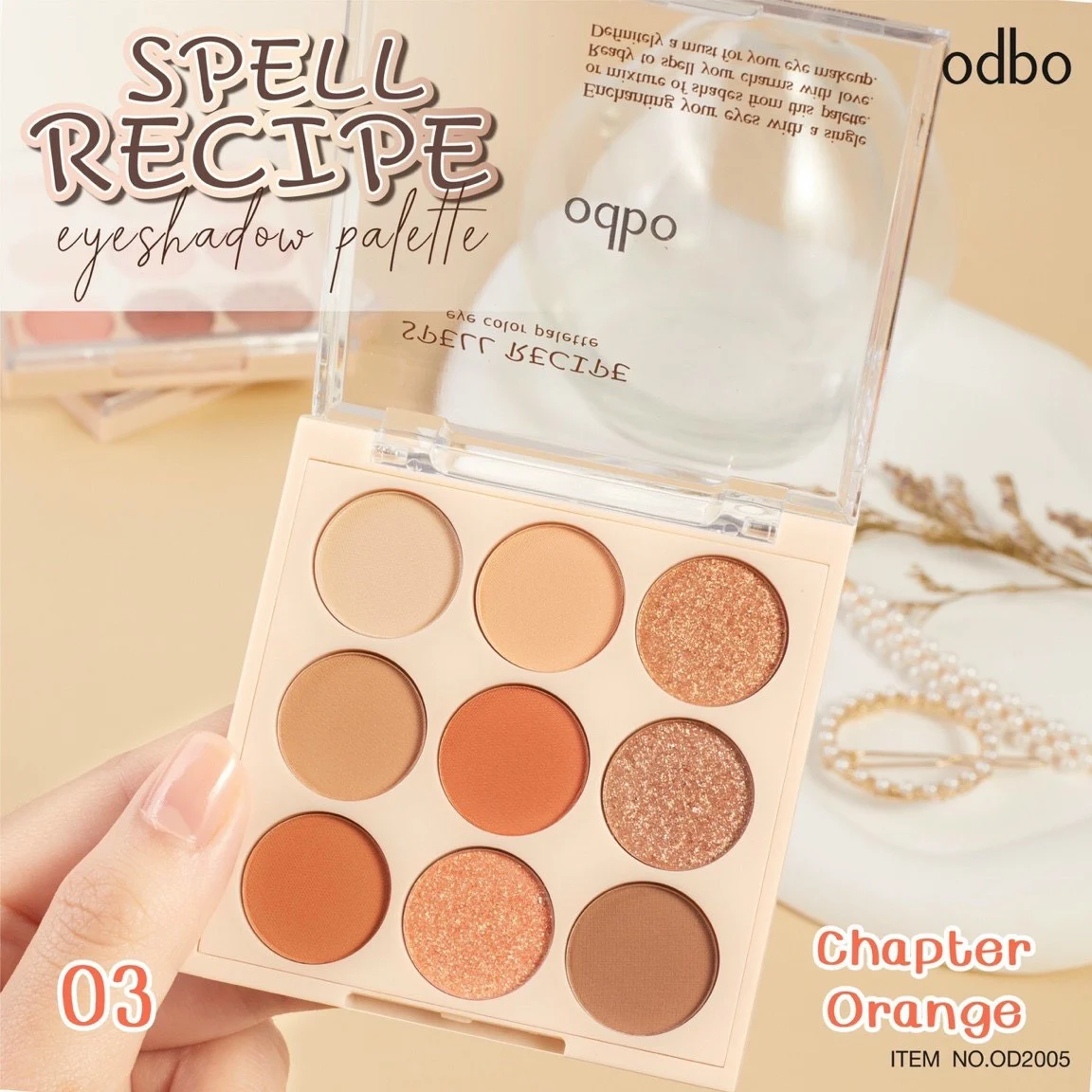 Odbo Phấn Mắt 9 Ô Spell Recipe Eye Color