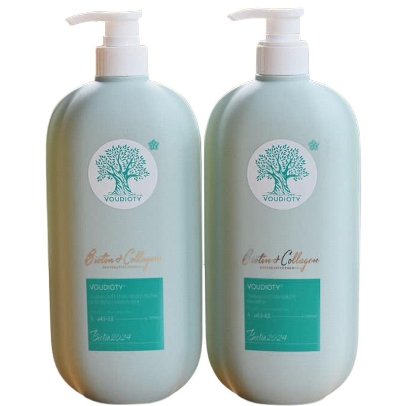 Voudioty Bộ Gội Xả 500ml - (Xanh Dương) Ngăn Gàu
