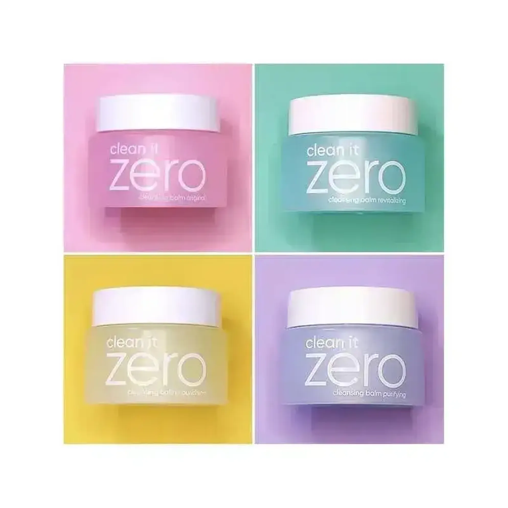 Banila Bộ Sáp Tẩy Trang Clean It Zero Cleansing Balm Original Miniature Set (4 màu x7ml)