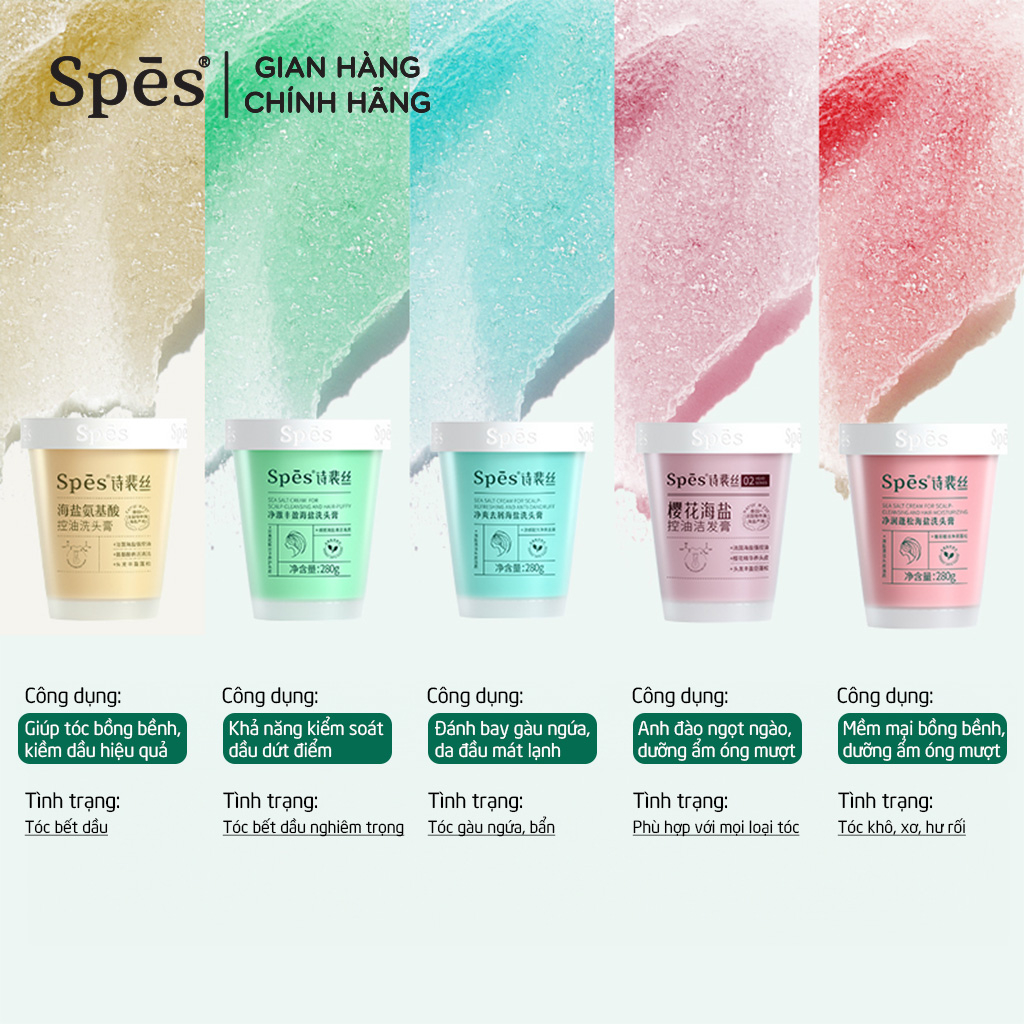 Spes Tẩy tế bào chết da đầu