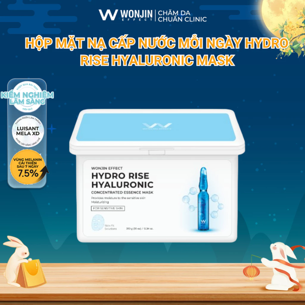 Wonjin Effect Concentrated Essence Mask (Hộp 30 miếng) - Glutathione Brightening Skin
