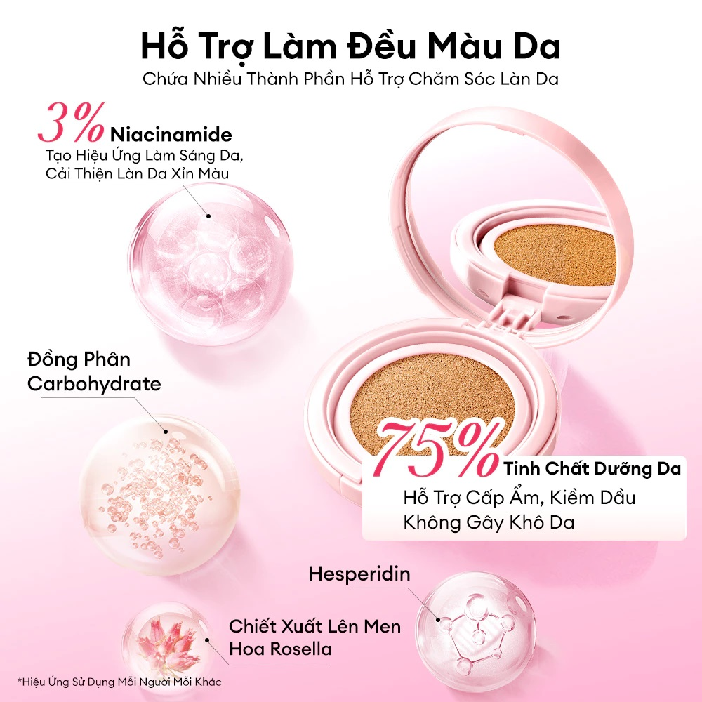 Colorkey Long Lasting Flawless Brightening Cushion Cream SPF50+ PA++++ #P1  D/C