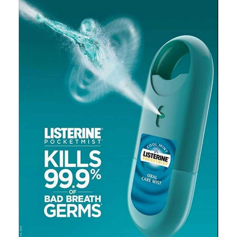 Listerine Coolmint Pocketmist Xịt Thơm Miệng  7.7ml