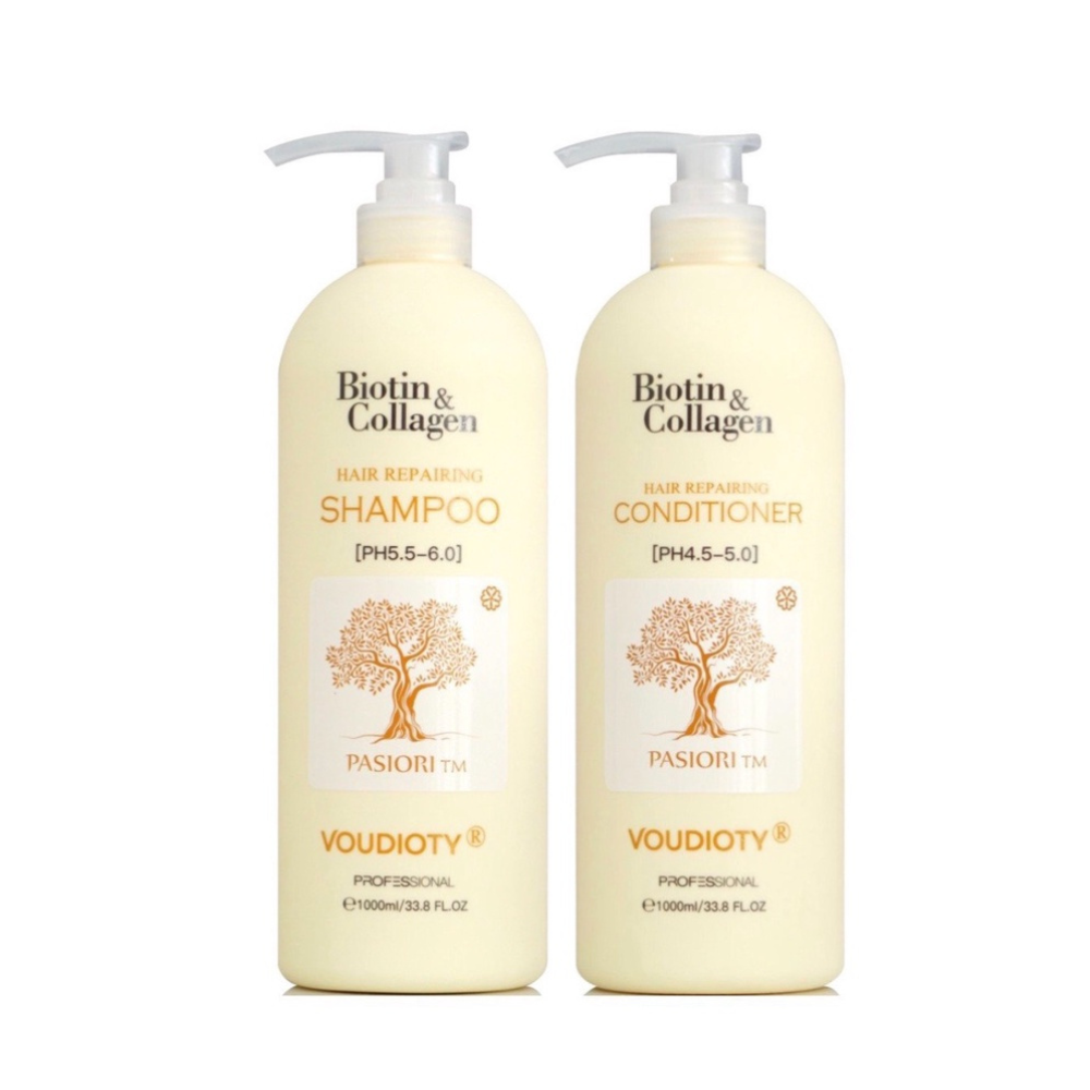 Voudioty Bộ Gội Xả Biotin Collagen 1000ml