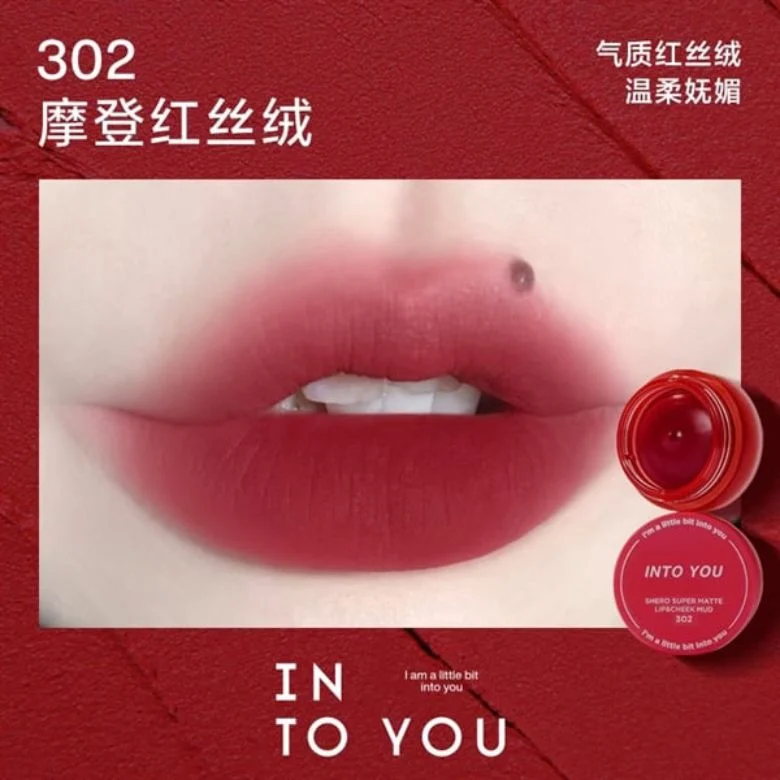 INTO YOU Son Kem Lì Dạng Hũ Shero Super Matte - #302 HOT