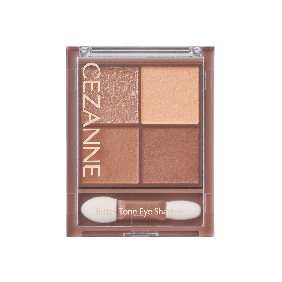 Cezanne Phấn mắt 4 màu  Bitter Tone Eye Shadow