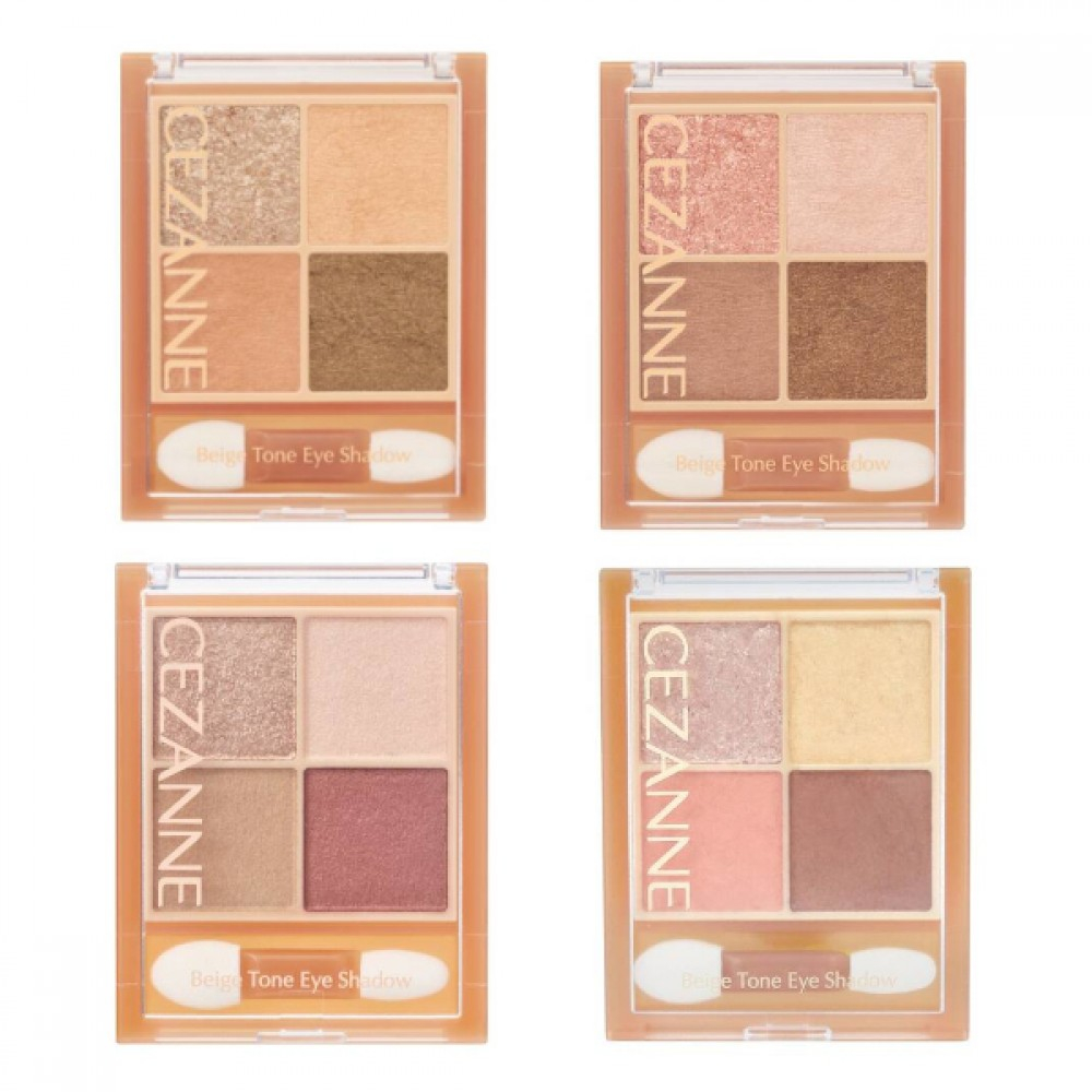 Cezanne Phấn mắt 4 màu  Bitter Tone Eye Shadow - Mẫu Thử