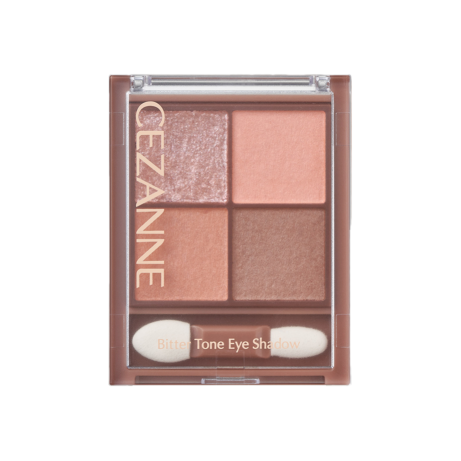 Cezanne Phấn mắt 4 màu  Bitter Tone Eye Shadow - 05 Lilac Beige