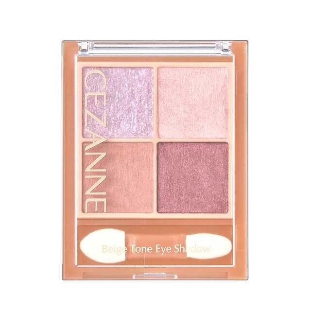 Cezanne Phấn mắt 4 màu  Bitter Tone Eye Shadow - 05 Lilac Beige