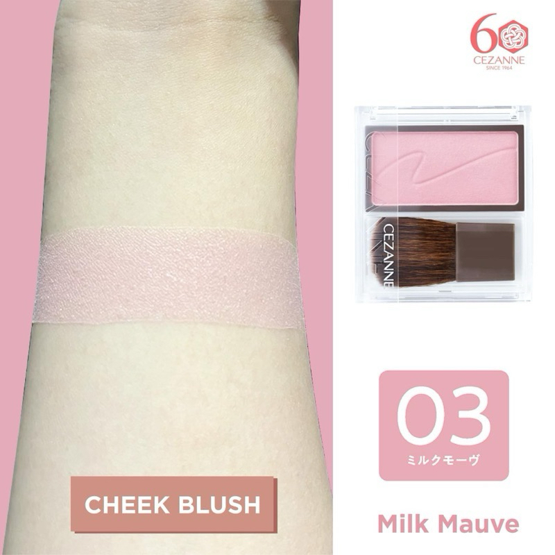 Cezanne Phấn Trang Điểm Cho Mắt Và Má Mềm Mịn Lâu Trôi Cheek Blush
