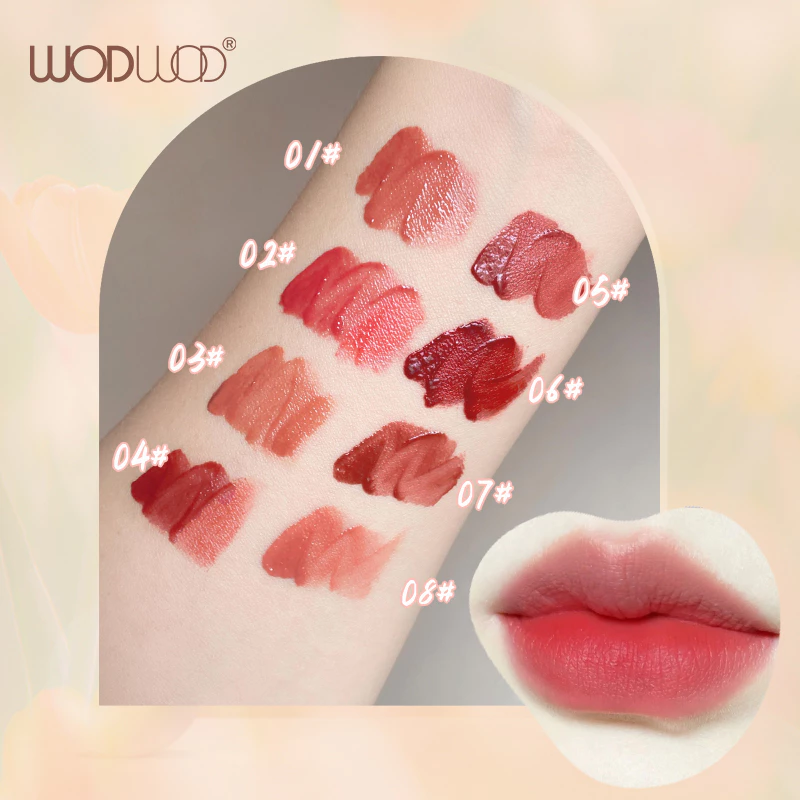 WODWOD Son Kem Lì Thin Mud Light Gauze Lip Glaze