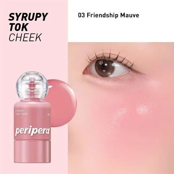 Peripera Má hồng kem Syrupy Tok Cheek 9g - 05 Cool Apple