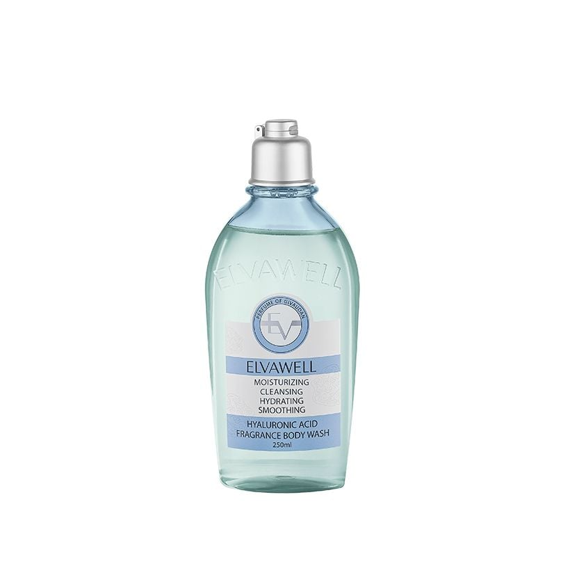 Elvawell Sữa Tắm Hyaluronic Acid Xanh 250ml