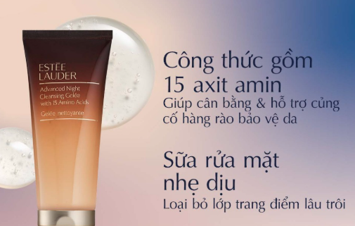 Estee Lauder Sữa Rửa Mặt Advanced Night Cleansing Gelée with 15 Amino Acids 30ml