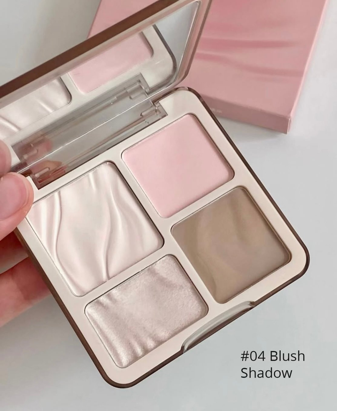 JUDYDOLL Bảng Tạo Khối 4 ô Highlight & Contour (CT)
