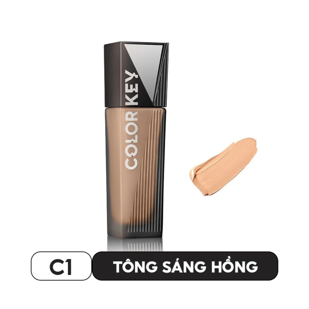 BMT 10/2026 - COLORKEY Kem Nến Matte Flawless Liquid Foundation - C1