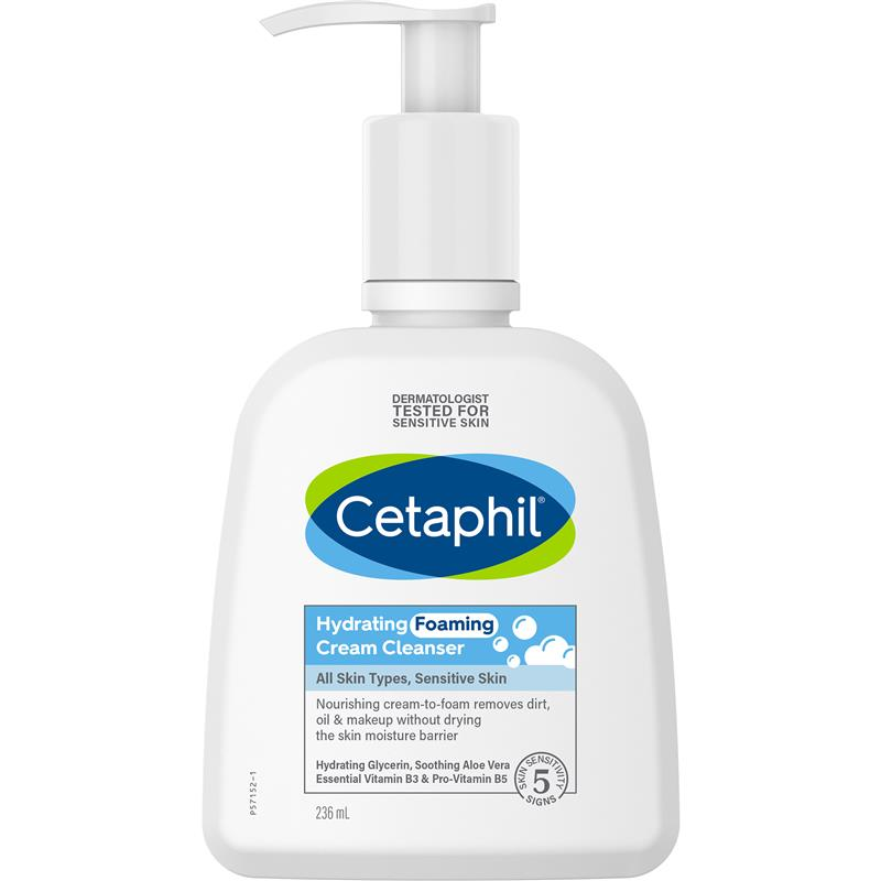 BMT 11/2026 - Cetaphil Sữa Rửa Mặt Hydrating Foaming Cream 236ml