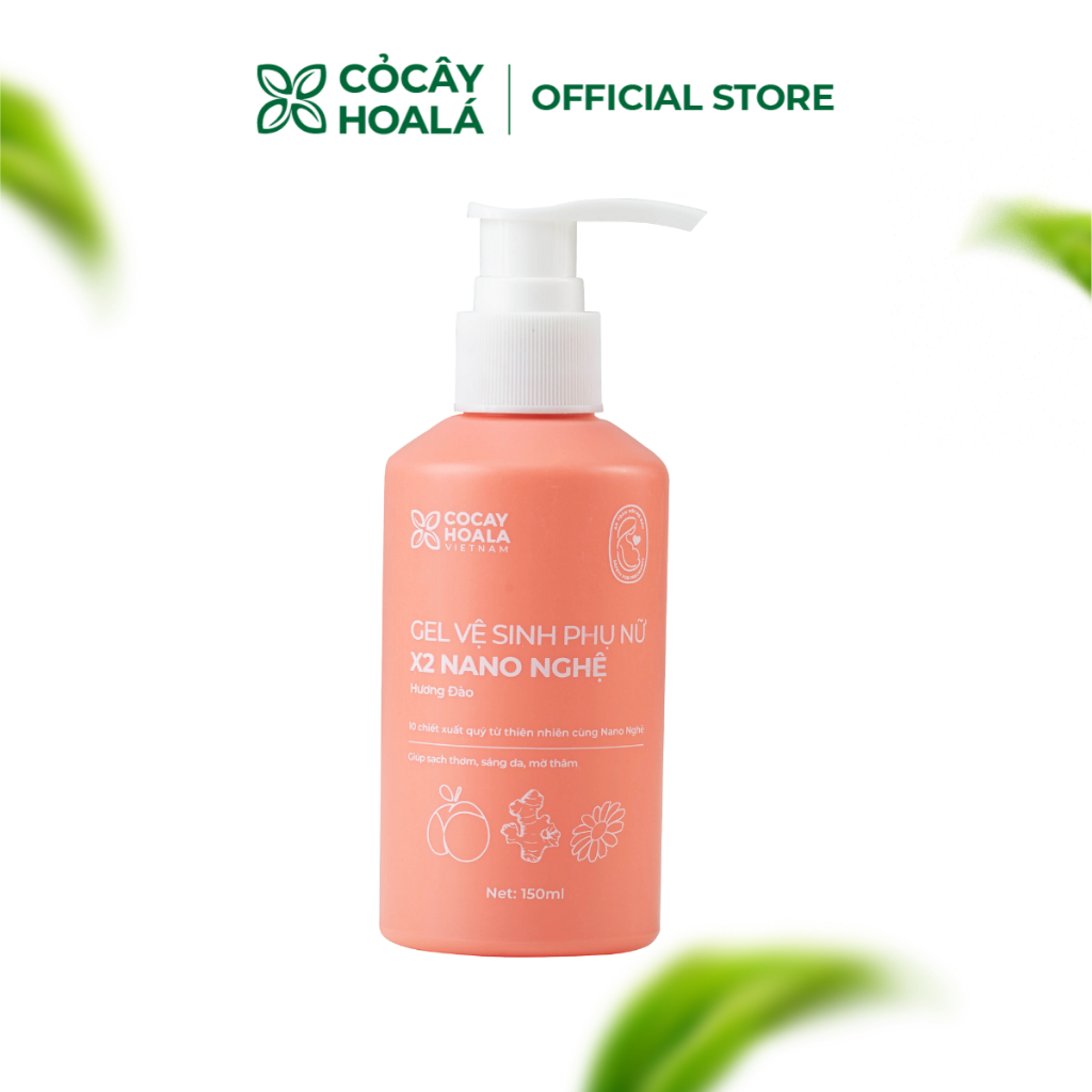 Cỏ Cây Hoa Lá Gel Vệ Sinh Phụ Nữ 150ml - Hương Đào