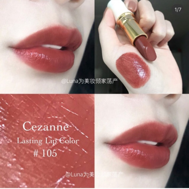 Cezanne Son Thỏi Lasting Lip Color N