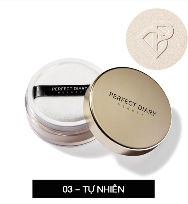 PERFECT DIARY Phấn Bột Kiềm Dầu Vỏ Vàng