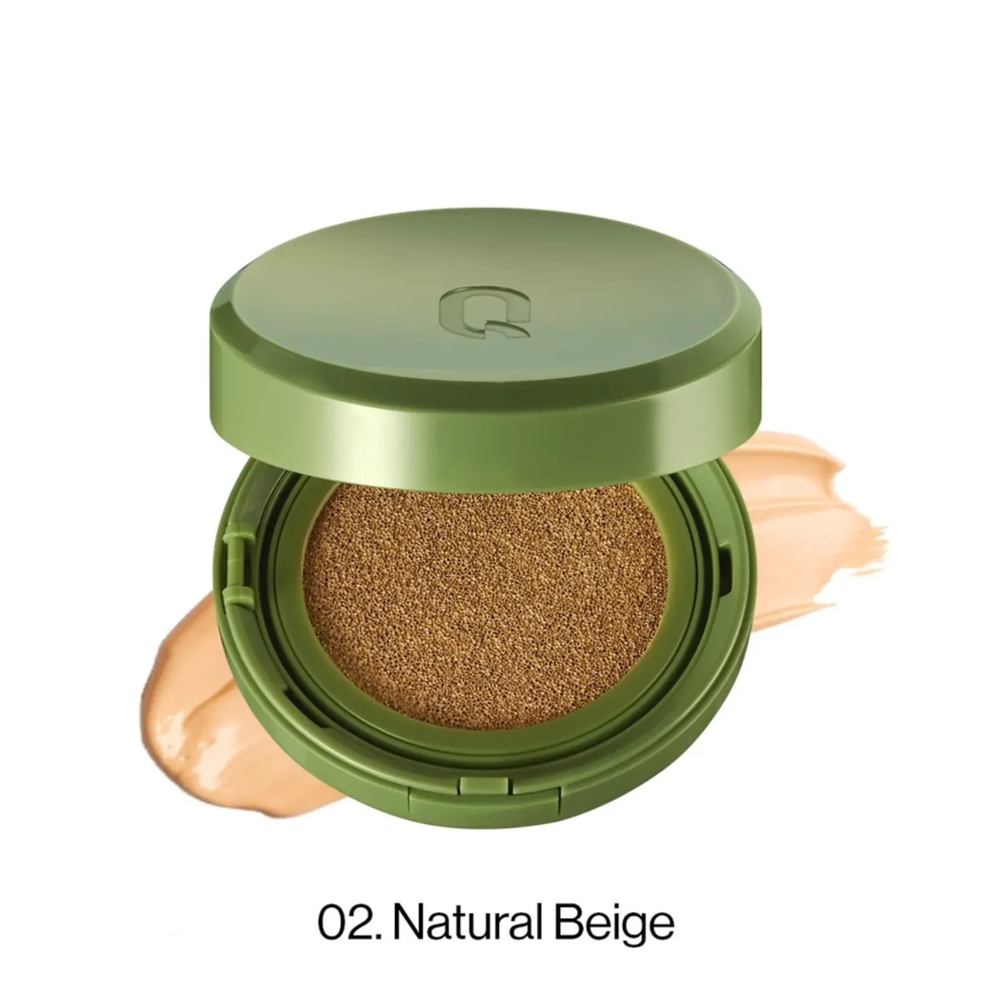 Glamrr Q Phấn Nước Vegan Super Glow - #02 Natural Beige