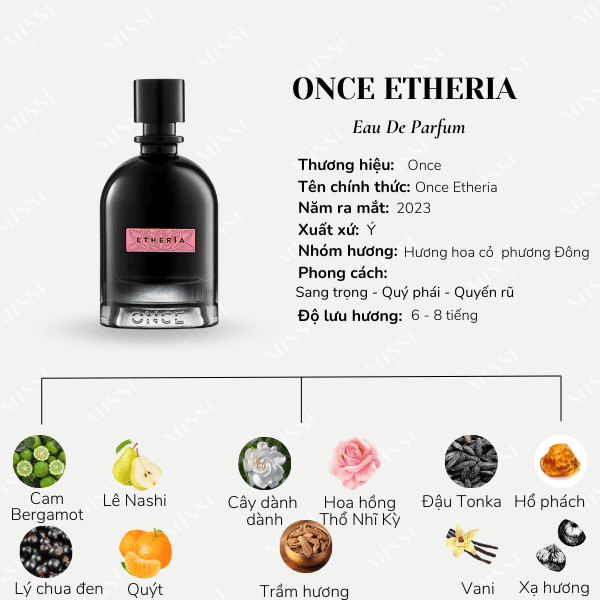 Once Perfume Etheria EDP Intense 100ml