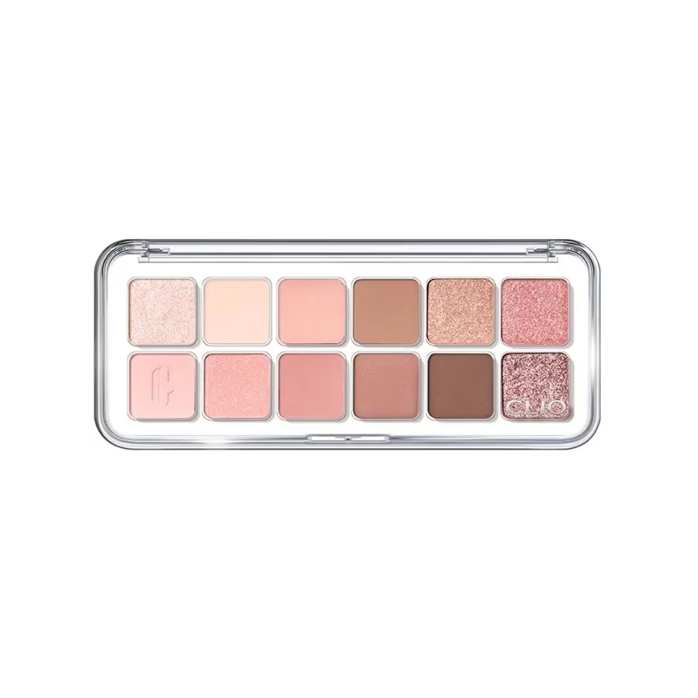 Clio Phấn Mắt 12 Ô Pro Eye Palette Air - 02 Rose Connect HOT