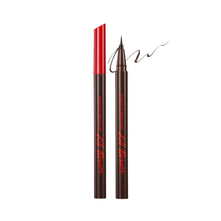 Clio Kẻ Mắt Kill Black Superproof Pen Liner - Brown