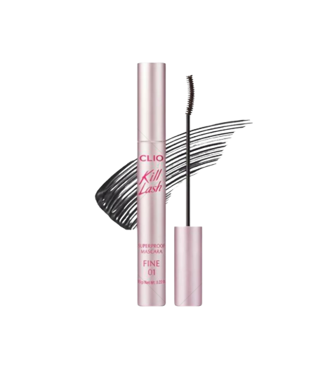Clio Chuốt Mi Kill Lash Superproof Mascara Fine - 01 Vanilla Black